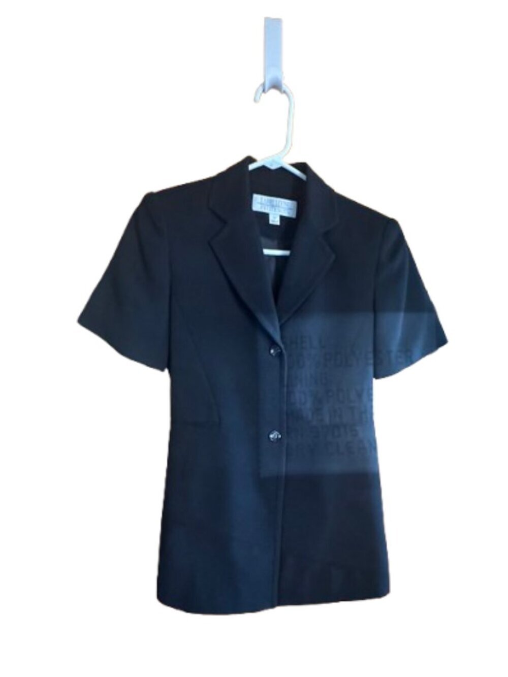 Larry Levin Power Suit Black, Size 4P NWOT